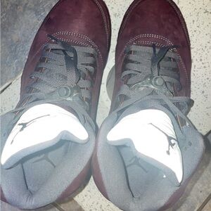 Burgundy Jordan 5 Size 8
